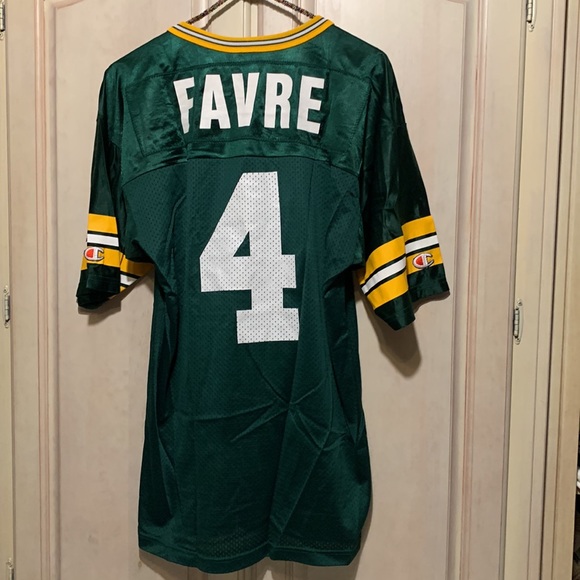 Vintage 90’s Champion Packers Brett Farve #4 Football Jersey - Picture 2 of 11